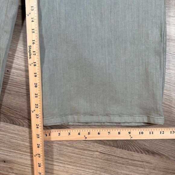 NWT Democracy Pants Women 16 Green Ab Solution HighRise Trouser Stretch Wide Leg - Picture 8 of 8